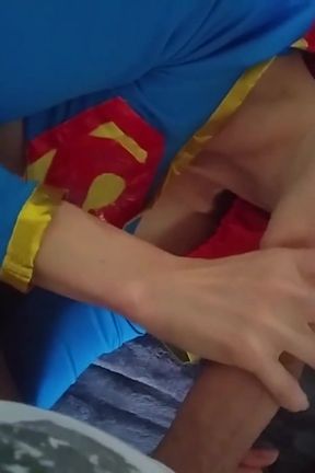 Small titted superwomen Gina Gerson has to save Mugur