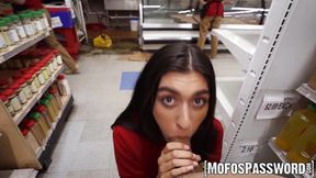 Office affair: Aubry Babcock gets pounded and jills