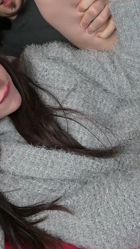 Spectacular moment from &quot;Teenage cutie Fiona Brandy got so cold! Had to warm up with hard fuck and sucking the cum to swallow!&quot;