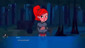 Blonde MILF Fiery Teen Lure Alien AI into Steamy Tryst at Pinewood Forest