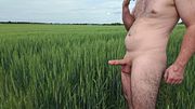 Moaning 3 cumshots in the middle of crop field. Anybody can see me! 4K I am horny Bobo