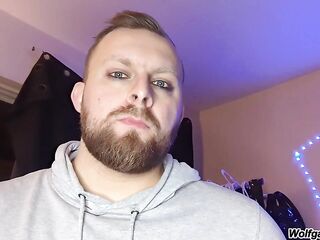 POV: Fascinating Str8 Ally Drinks His Own Cum Post-Workout