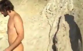 Twinks at the Beach Amateur Outdoor