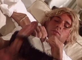 Glamorous transsexual in threesome with horny fellas