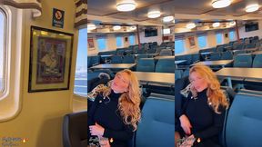 puis petite exhib en public dans le ferry
