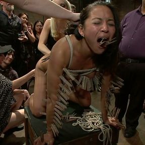 Big Booty Latina Tied and Fucked at Party