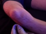 Straight Guy Jacks Off Showing Hairy Armpits