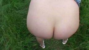 Messy Russian hoe gives a head while getting fucked in doggy pose