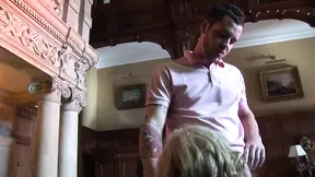 Tattooed cheating whore gets turned on by cock in her pussy