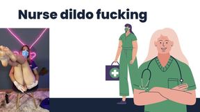 nurse fucking dildo