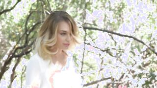 Solo aroused blonde teaser, Blake Eden is masturbating inside 4k