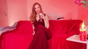 My Long Legs & Wet Pussy Through Nylons on Our Date Night