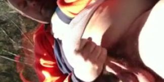 Filming my Step-father Wanking off in his Car