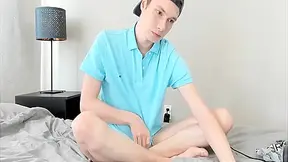 Russian Cute Boy Andrew Jerk Off 19 Min