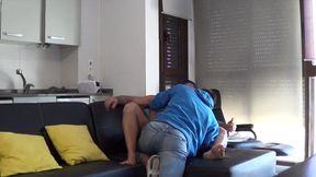 The sexy Angel Cruz used raw by the Damien Crosse