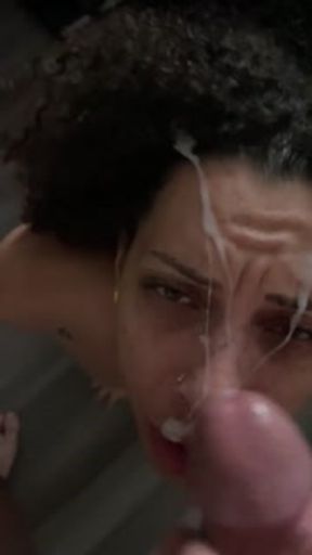 Sexy Slut Frecklemonade Can Take A Facial (Cumpilation)