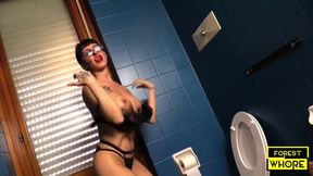 Pig Slave Guzzles Piss Pasta Chokes Toilet Debt Humiliation