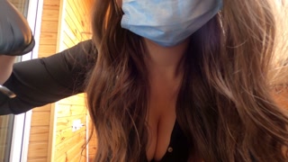 ASMR nurse ASMR Doctor dentist black gloves latex