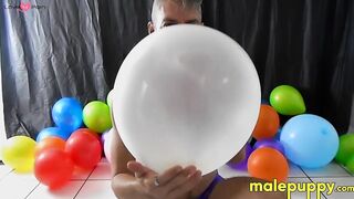 It's time for a special balloon party with horny and hung daddy Richard Lennox