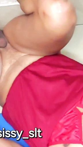 Smallest Dick Ever Shemale Horny Fuck and Try to Get Orgasm by Fucking Anal or by Rubbing Limp Little Clitty