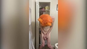 Foxxo Stripteases in Pink Swimsuit.mp4