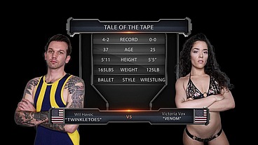 Victoria Vox vs Will Havoc Mixed Wrestling
