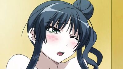Big-titted anime babe with slim body takes a hard pounding in steamy sex video