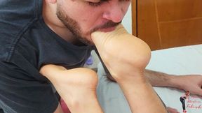 Foot gagging, part 3, by Yanka and Slave, FULL HD
