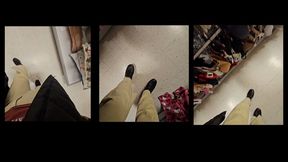 ASMRING Thru Lingerie Dept To The Pub Restroom