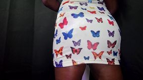 Thick Slut in Short Dress Backshot and Cumshot on Her Fat Ass - Povpornbox