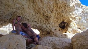 versao red - achamos uma caverna em portugal e fomos explorar do nosso jeitinho - damiana, brasileira safada pela europa ep4