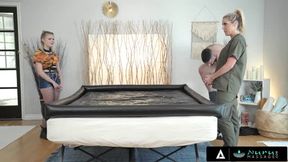 Hot Threesome With Fake New Masseuse