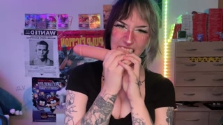 No Nut November Challenge ( Week 3 ) Cute Vampire Girl Wants To Bite Your Huge Dick