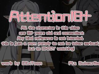 Sousou no Frieren manga hentai - Large Breasts Frieren Blow Job
