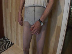 Wichsen lassen in der Strumpfhose