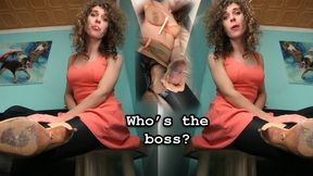 Your Tgirl boss : show me your devotion