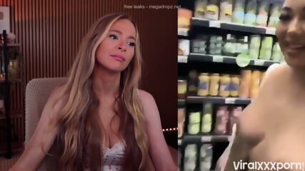 Bebahan React to teases in lingerie in this wild outdoor blowjob and handjob video