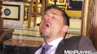 Dato Foland seduces and devours the university chancellor Jay Roberts