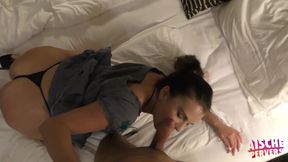 Busty wife comes home to fuck her horny husband