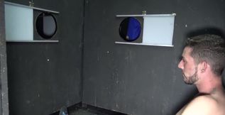 Slut Sucking XXL Cock in Glory Holes and Creampied