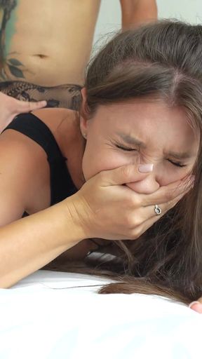 Hot Sex with a Friend While the Wife Is in the Next Room! Hard Doggystyle, Deepthroat Cum!