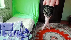 Sexy Sissy Giving Naughty Looks While Being Playful