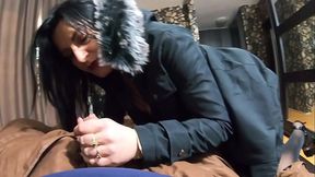 Fucked in Lace & Fur – Deep Throat and Cumshot on My Luxury Coat 245- preview