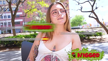 Tattooed alt girl obsessed with black cock. Lorena Lopes, interracial slut on Nigged