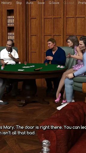 A Life Worth Living: Cuckold Watch His Wife in Poker Gangbang Party - Episode 33