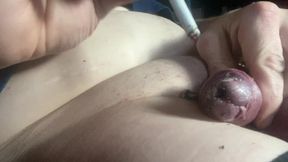 Cock and Ball Cigarette Punishment