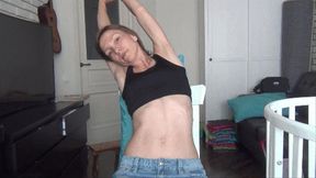 Stretching sexy tummy (SW)