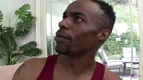 Top-heavy MILF bangs black dude after seeing big ass