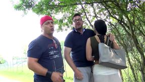 Lilly Fox Double Penetration Car Fuck Threesome