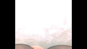 En lencer&iacute_a jugando con el consolador